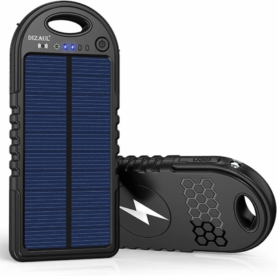 18W 10000mAh Ngân hàng điện năng lượng mặt trời Bộ sạc USB C OEM