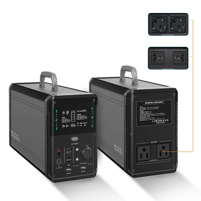 Máy phát điện trạm năng lượng mặt trời di động để cắm trại LifePO4 khẩn cấp cho máy điều hòa RV