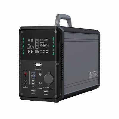 Trạm điện Li Ion có thể sạc lại 1500W để lưu trữ khẩn cấp khi du lịch ngoài trời
