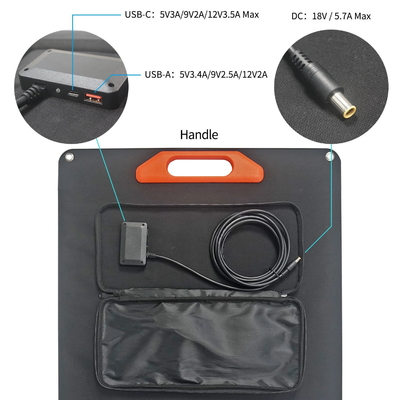 Bộ sạc năng lượng mặt trời Etfe 100w Bảng điều khiển cho cắm trại mùa hè Van RV