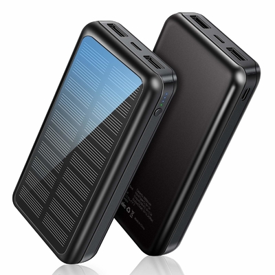 Bộ sạc di động chạy bằng năng lượng mặt trời IPX5 Bộ pin 30000mAh cho iPhone