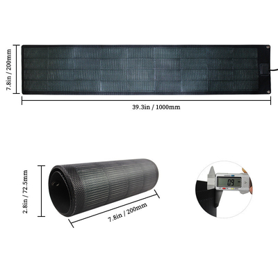 Tấm năng lượng mặt trời linh hoạt mỏng 150W có thể cuộn được cho xe du lịch