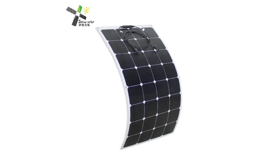 Tấm năng lượng mặt trời linh hoạt mỏng 12V 110W Mô-đun năng lượng mặt trời đơn tinh thể cho thuyền ô tô
