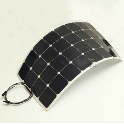 Tấm năng lượng mặt trời linh hoạt mỏng 12V 110W Mô-đun năng lượng mặt trời đơn tinh thể cho thuyền ô tô