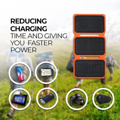 Bảng điều khiển năng lượng mặt trời mini nhỏ 15W Tấm sola di động gấp chống nước ngoài trời