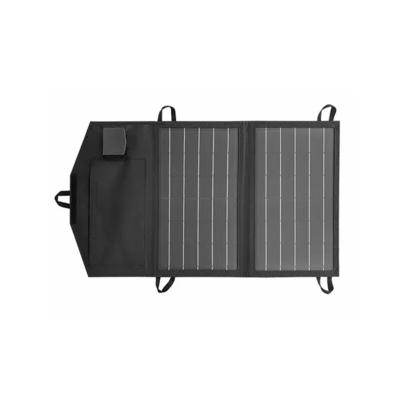 Bộ sạc năng lượng mặt trời mini Bảng điều khiển năng lượng mặt trời di động 15W có thể gập lại với USB đôi cho điện thoại Máy tính xách tay
