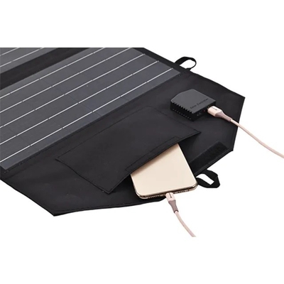 Bộ sạc năng lượng mặt trời mini Bảng điều khiển năng lượng mặt trời di động 15W có thể gập lại với USB đôi cho điện thoại Máy tính xách tay