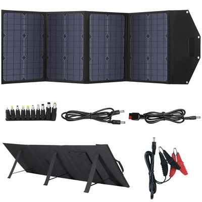 Tấm pin mặt trời di động 400w có thể gập lại nhỏ Tấm pin mặt trời linh hoạt mỏng đơn tinh thể