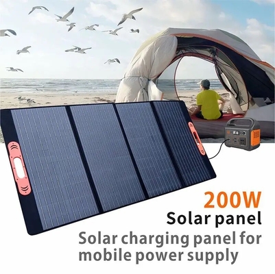 Tấm pin mặt trời di động 400w có thể gập lại nhỏ Tấm pin mặt trời linh hoạt mỏng đơn tinh thể