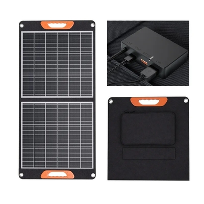 Tấm pin mặt trời gấp di động 60W 100W 150W 200W cho cắm trại ngoài trời