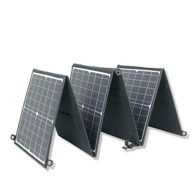 Phân tích năng lượng mặt trời gấp túi xách Nhà máy điện Sunpower di động 6 gấp ETFE 60W 110w 220w