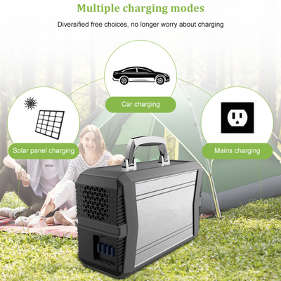 Hệ thống máy phát điện năng lượng mặt trời di động 300W khẩn cấp ngoài trời 96000mAh AC Pure Sine Wave
