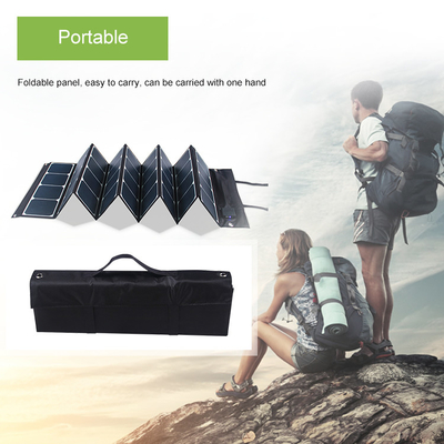120W Off Grid Usb Bảng điều khiển năng lượng mặt trời có thể gập lại cho cuộc sống cắm trại ngoài trời