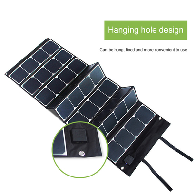 120W Off Grid Usb Bảng điều khiển năng lượng mặt trời có thể gập lại cho cuộc sống cắm trại ngoài trời