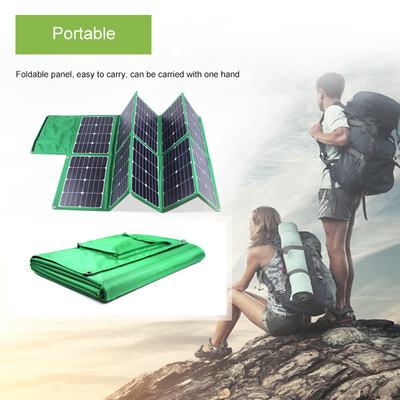 Bảng điều khiển năng lượng mặt trời có thể gập lại 300w Bộ sạc năng lượng mặt trời cho trạm năng lượng pin 18V