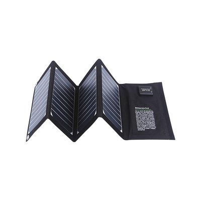 Bộ sạc bảng điều khiển năng lượng mặt trời có thể gập lại IPX4 20 Watt với đầu ra 2 Usb