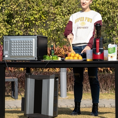 Trạm phát điện di động ngoài trời trong nhà Pin Lifepo4 2500W
