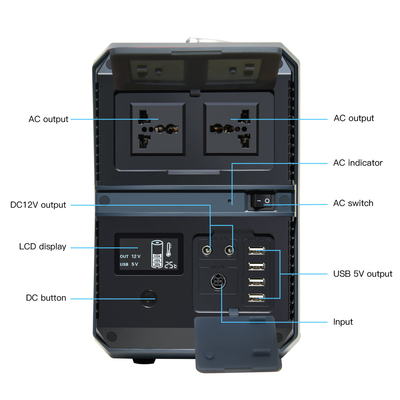 Máy phát điện trạm phát điện di động MSDS Powerstation Cắm trại năng lượng mặt trời 273000mAh