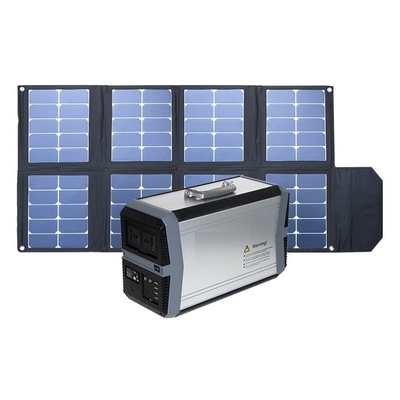 Pin Li-Ion 1000W Máy phát điện di động MPPT Hệ thống năng lượng mặt trời cho gia đình