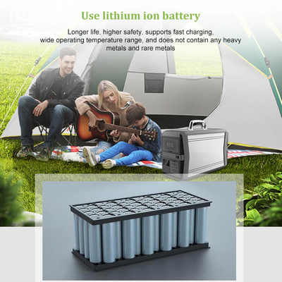Trạm phát điện năng lượng mặt trời 1000W Công suất di động 1010Wh để cắm trại du lịch ngoài trời