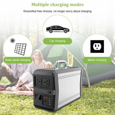 Trạm phát điện năng lượng mặt trời 1000W Công suất di động 1010Wh để cắm trại du lịch ngoài trời