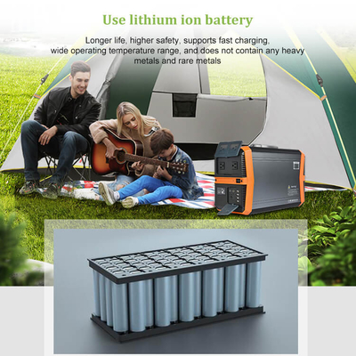 Trạm phát điện năng lượng mặt trời Ac 100 - 240v Dc 12v Bộ pin Lithium di động