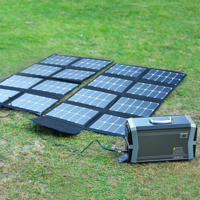 MPPT Li Ion Power Station Máy phát điện biến tần chạy bằng năng lượng mặt trời 1500W