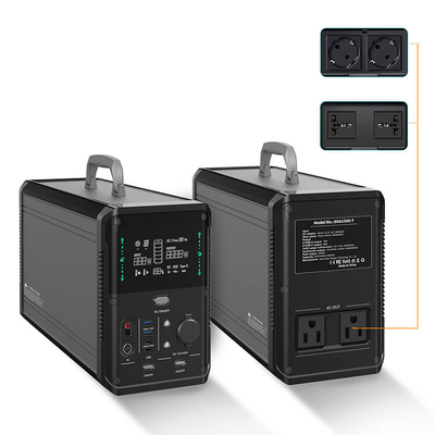 Bộ máy phát điện năng lượng mặt trời 1075wh Usb Usb với ổ cắm 220v
