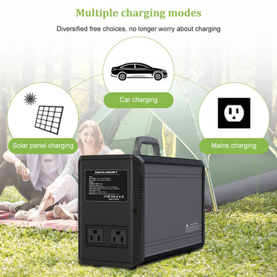 2000W 240v Máy phát điện năng lượng mặt trời di động Trạm năng lượng mặt trời