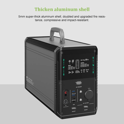 Trạm phát điện mặt trời 1380Wh Hệ thống năng lượng mặt trời dự phòng khẩn cấp với pin Lifepo4