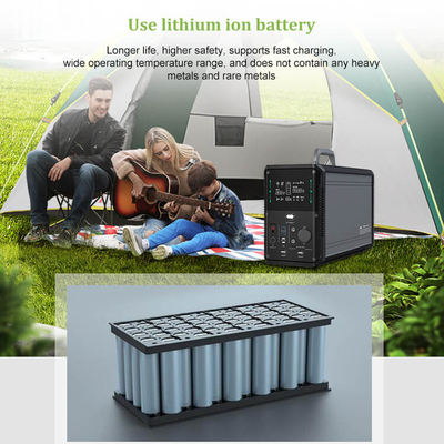 Trạm phát điện năng lượng mặt trời 1500w 1380Wh Lifepo4 cho tủ lạnh ô tô