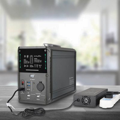 Trạm điện Li Ion có thể sạc lại Máy phát điện năng lượng mặt trời 3000w Cung cấp điện di động cho cắm trại