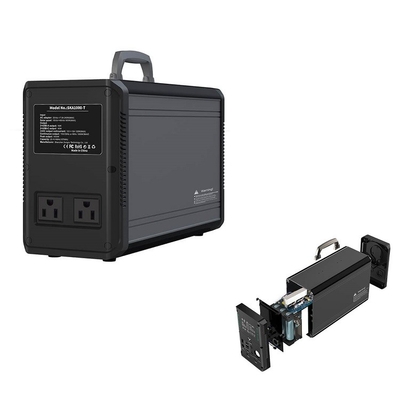 Trạm phát điện năng lượng mặt trời dự phòng 1000W Pin Lithium được cung cấp năng lượng 60Hz