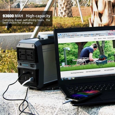 Máy phát điện năng lượng mặt trời di động ngoài trời 300W BMS cho hệ thống cung cấp điện cắm trại