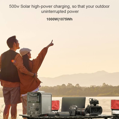 1000W 2000W Li Ion Trạm điện khẩn cấp Máy phát điện mini chạy bằng năng lượng mặt trời cho ngoài trời
