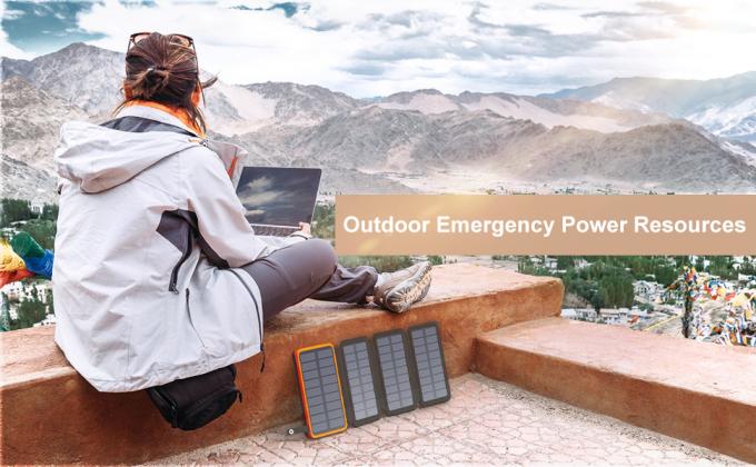 Bảng sạc dự phòng năng lượng mặt trời OEM 25000mAh 6W cho điện thoại di động 6