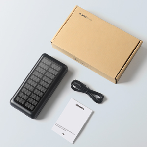 Bộ sạc di động chạy bằng năng lượng mặt trời IPX5 Bộ pin 30000mAh cho iPhone 9